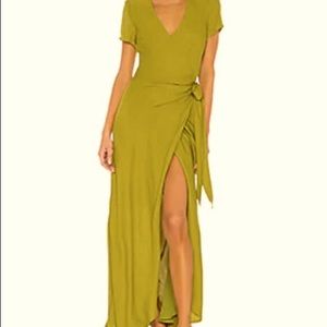 LPA wrap maxi dress